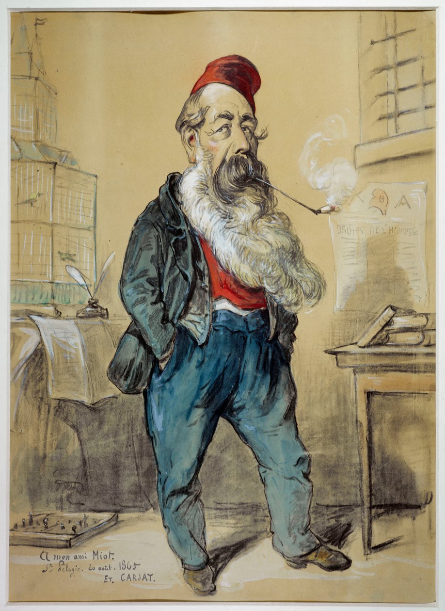 Karykaturalny portret Jules