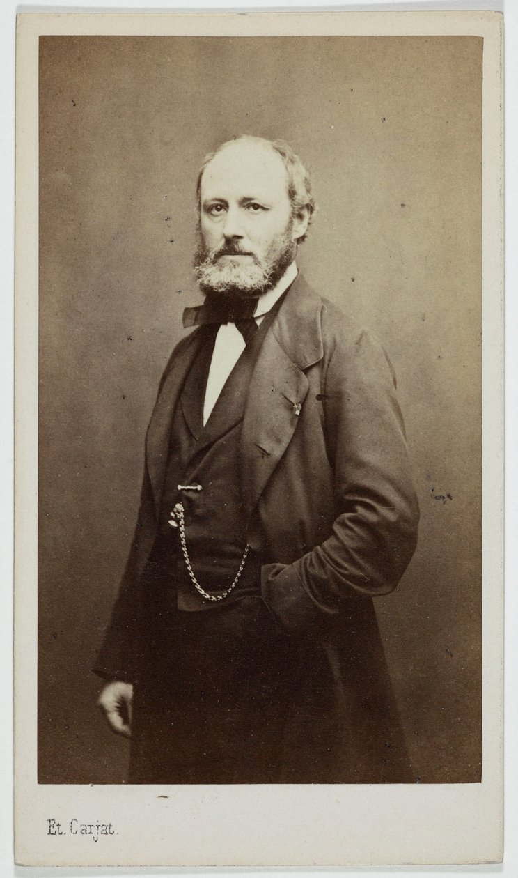 Portret Amédée Acharda (1814-1875), powieściopisarza autorstwa Etienne Carjat