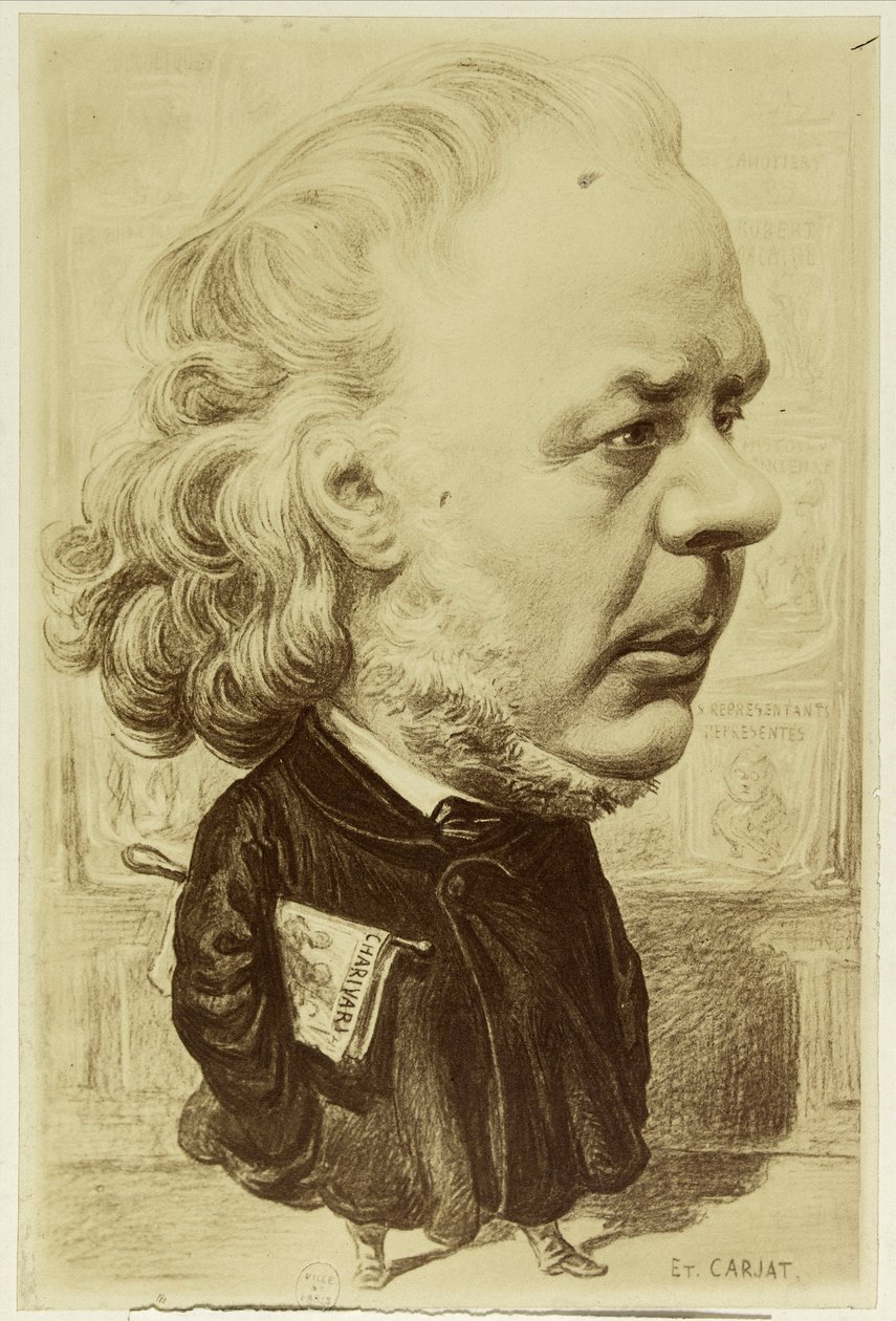 Portret Daumiera autorstwa Etienne Carjat