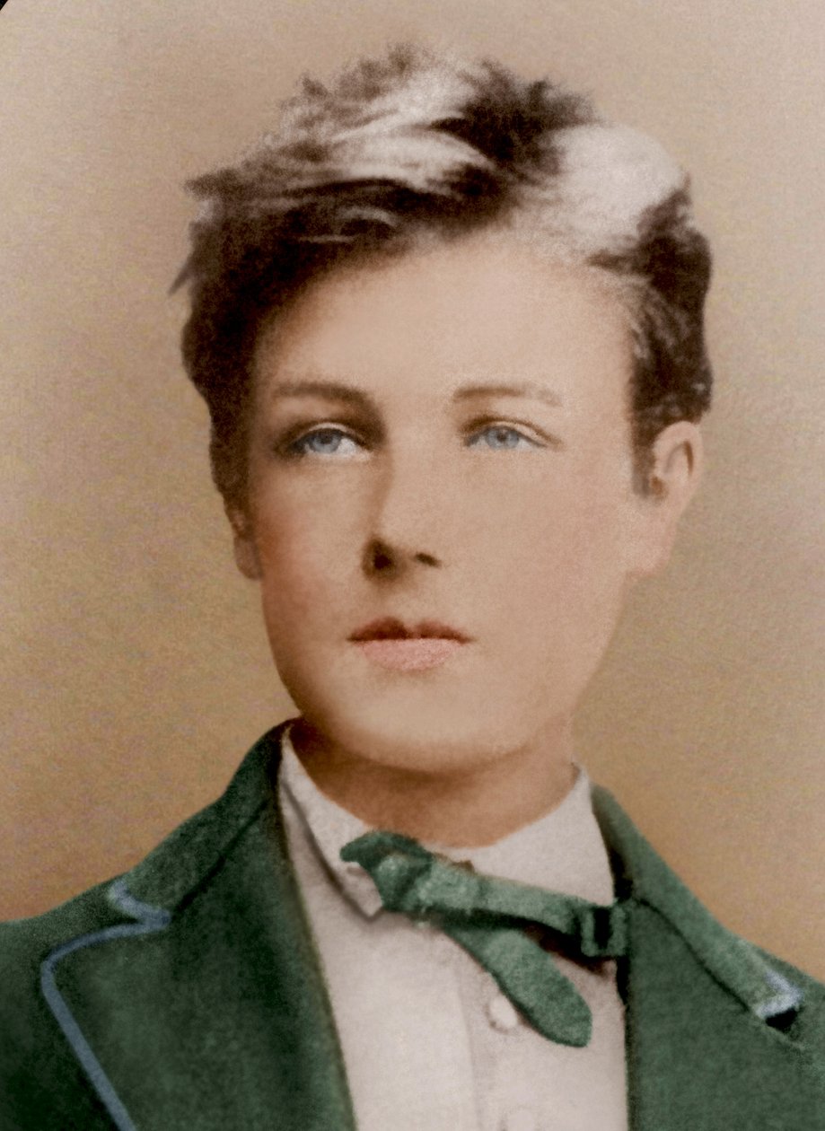 Portret Arthura Rimbauda, lat 17, 1871 autorstwa Etienne Carjat