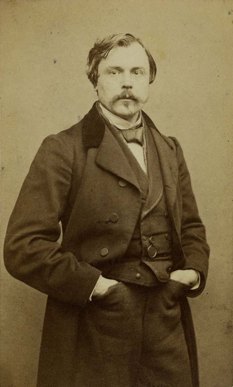 Portret Edmonda Huota de Goncourta z lat 1822-1896. autorstwa Etienne Carjat
