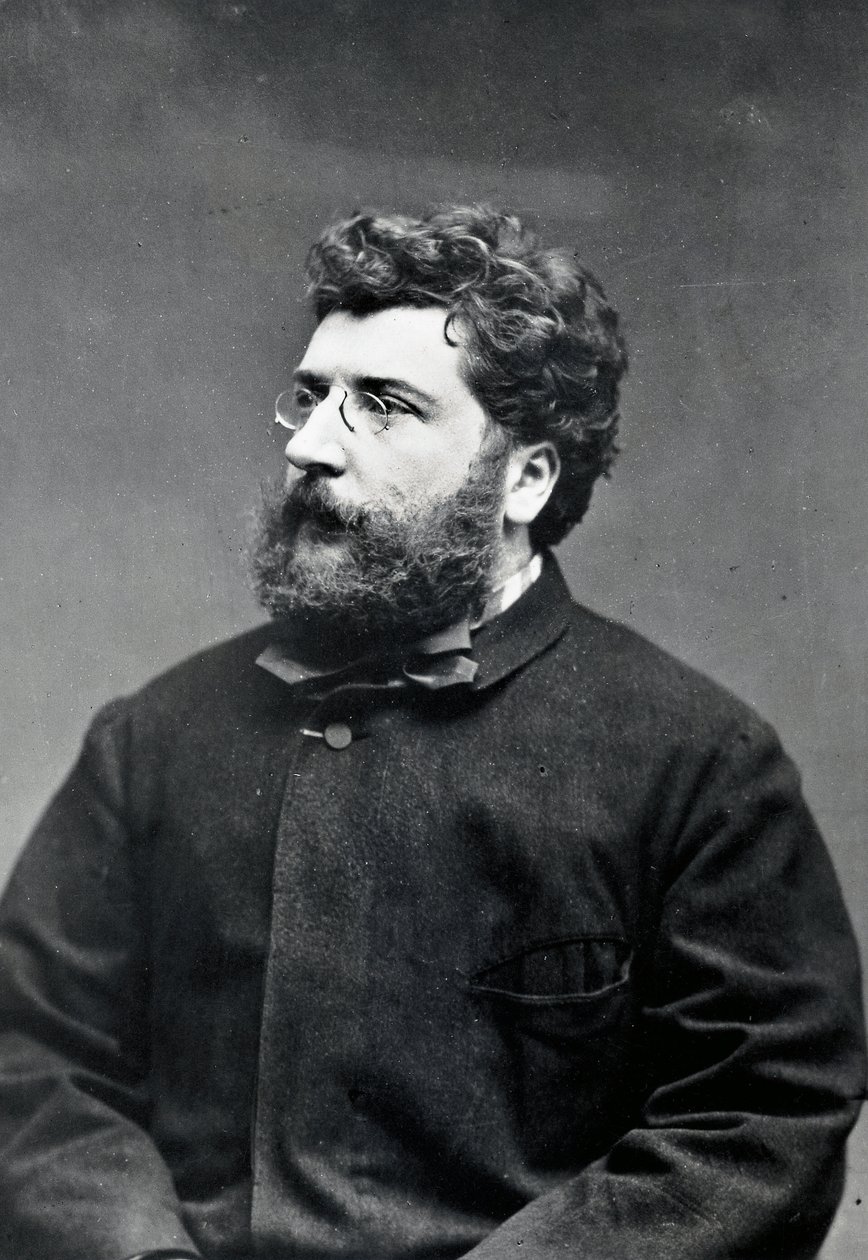 Portret francuskiego kompozytora i pianisty Georges