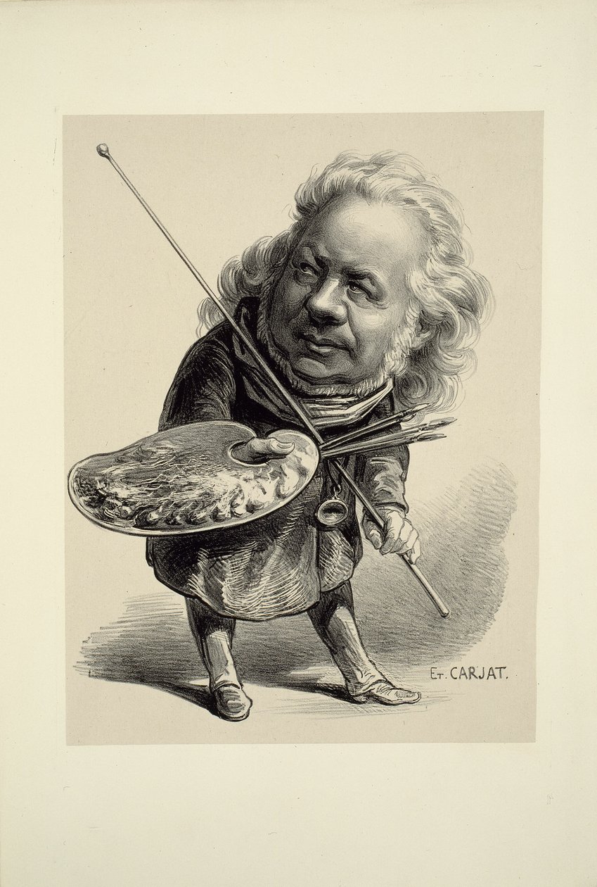 Portret Honoré Daumier autorstwa Etienne Carjat
