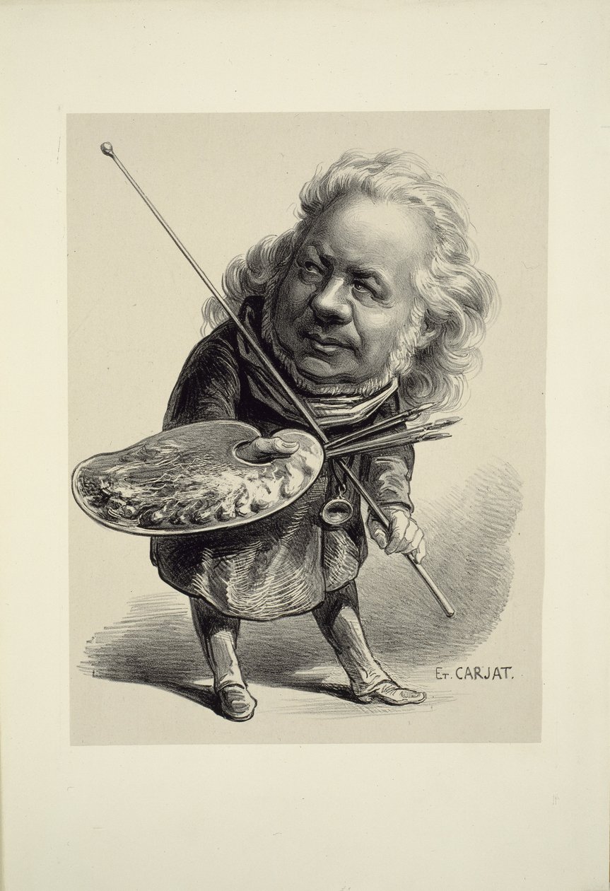 Portret Honoré Daumier autorstwa Etienne Carjat