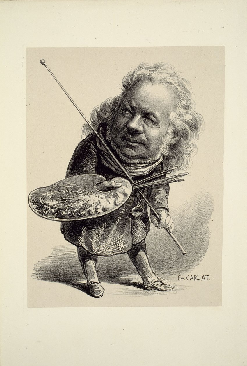 Portret Honoré Daumier autorstwa Etienne Carjat