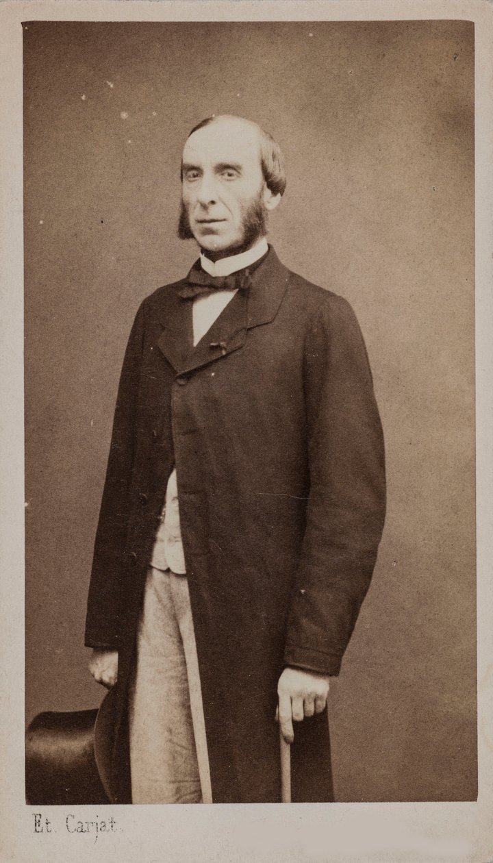 Portret kompozytora hrabiego Nicolò Gabrielli 1814-1891, 1890. autorstwa Etienne Carjat
