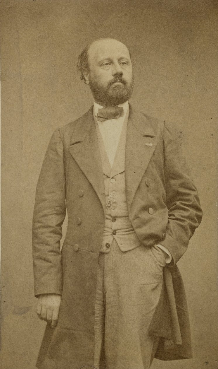 Portret kompozytora François Bazina 1816-1878, ok. 1760. autorstwa Etienne Carjat