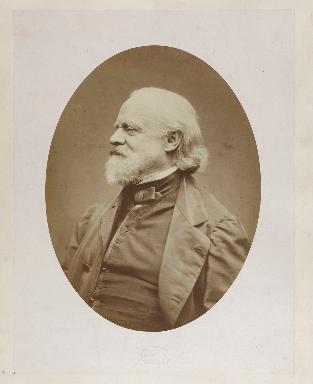 Portret Wojciecha Grzymały (1793-1871), działacza politycznego, emigranta, przyjaciela Fryderyka Chopina autorstwa Etienne Carjat