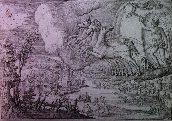Alegoria Słońca, z „Emblemes Moraux” (rycina) autorstwa Etienne Delaune
