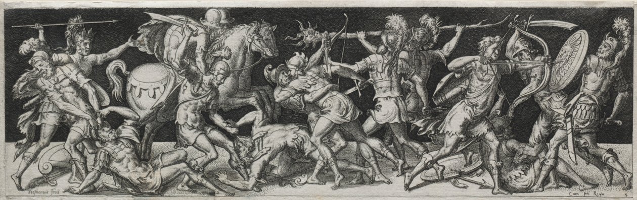 Walki i triumfy, prawdopodobnie 1560. autorstwa Etienne Delaune