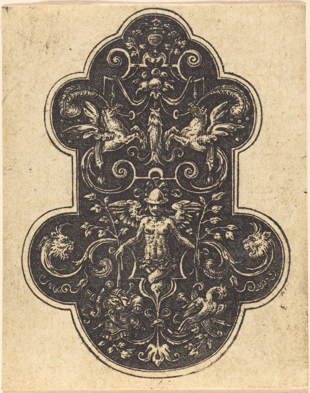 Kobieca figura autorstwa Etienne Delaune