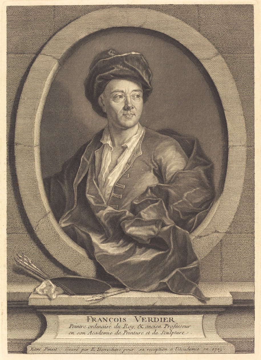 Francois Verdier autorstwa Etienne Desrochers after Jean Ranc