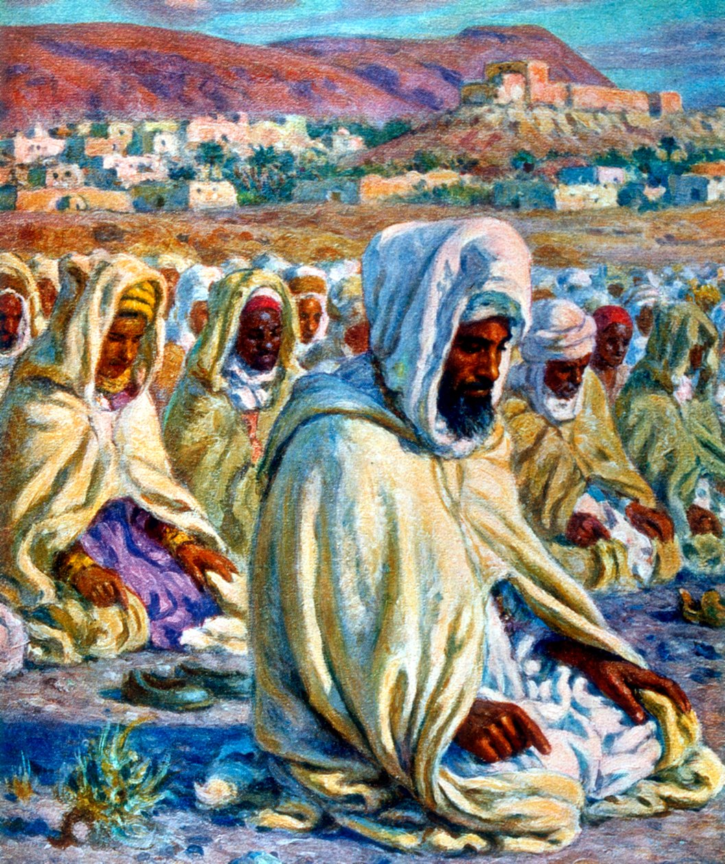 „Modlitwa”, 1918 r. autorstwa Alphonse Etienne Dinet