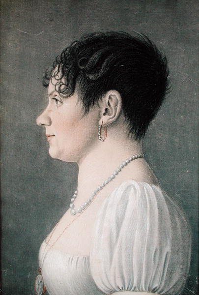 Portret młodej dziewczyny, ok. 1810 (pastel na papierze) autorstwa Etienne Esperance Bouchardy