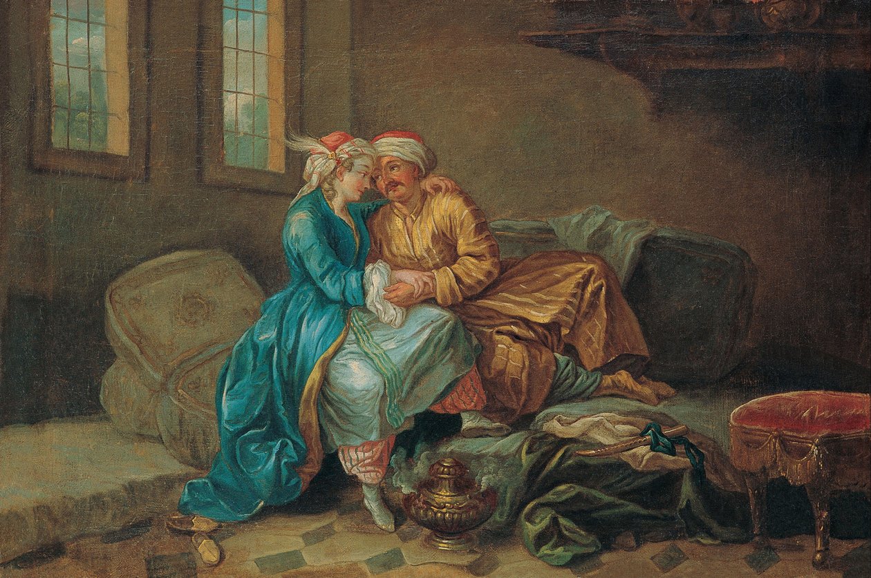Ulubiony sułtan, XVIII wiek autorstwa Étienne Jeaurat