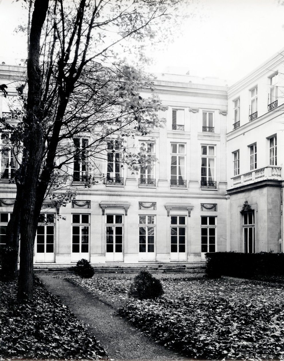 Maison Alexandre, fasada w ogrodzie (16, rue de la ville l
