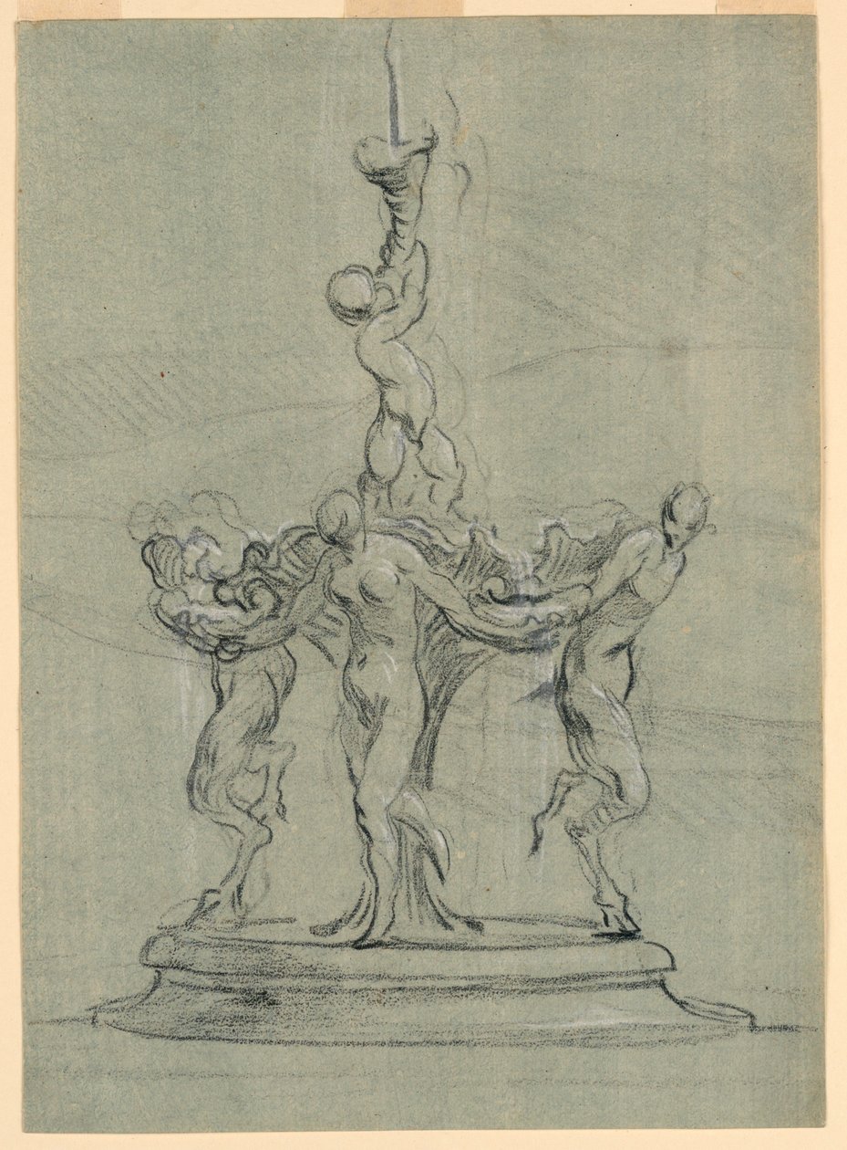 Projekt fontanny autorstwa Etienne Maurice Falconet