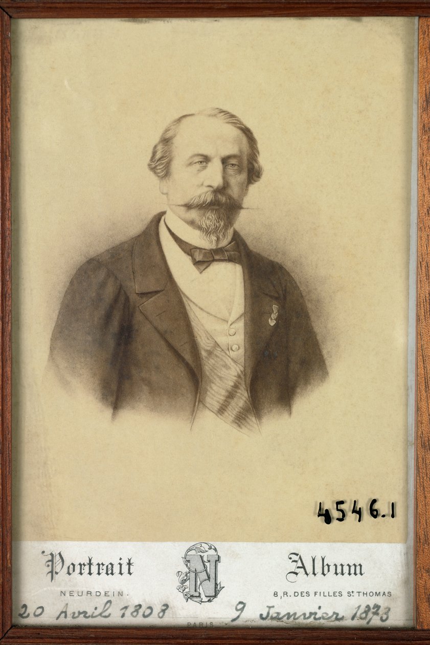 Portret cesarza Napoleona 3 autorstwa Etienne & Neurdein Louis Antonin (1846 p. 1915) Neurdein