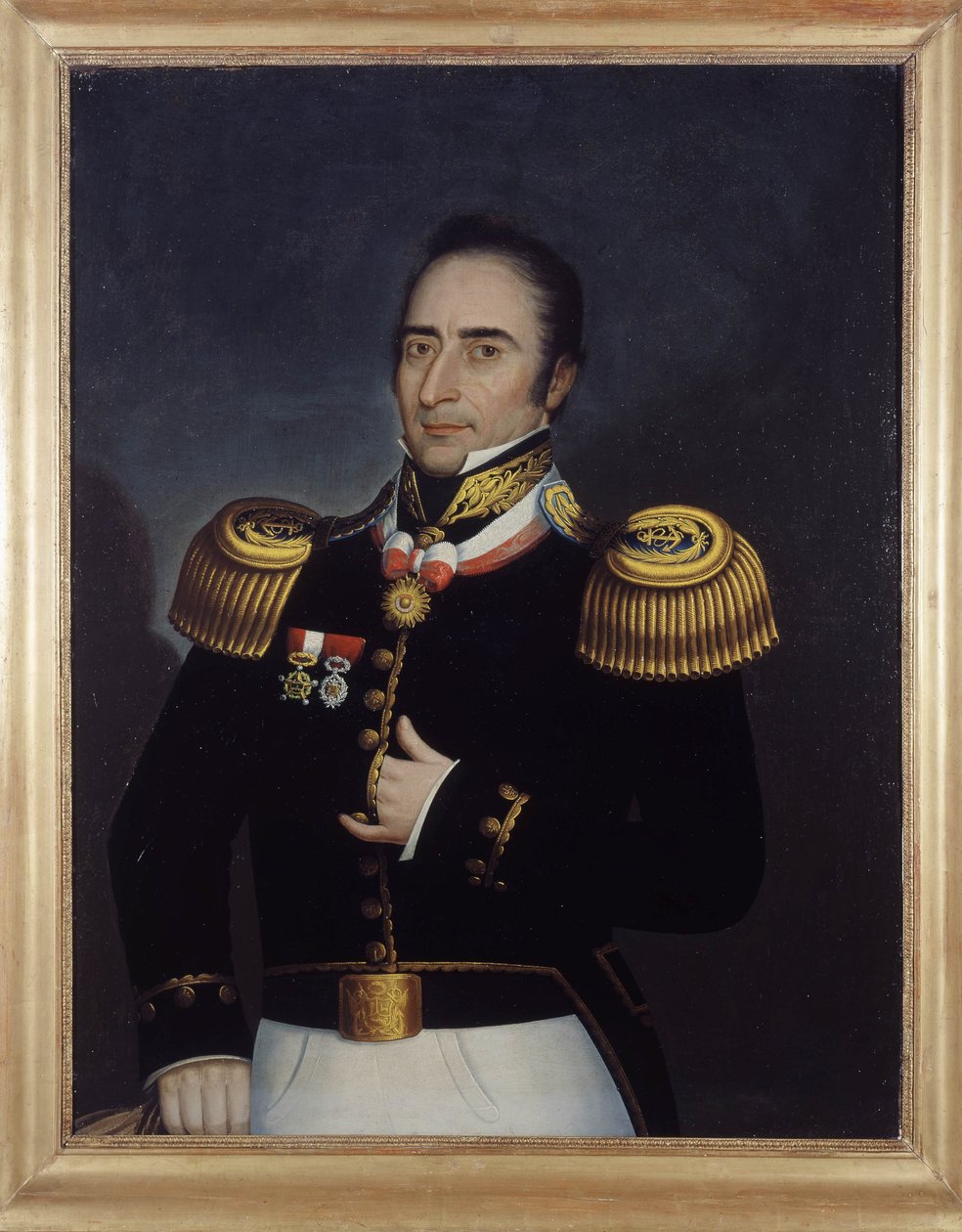 Portret Andre Hipolito (Hippolita) Boucharda, który brał udział w rewolucji Bouenos-Ayres 25 maja 1810, autorstwa Etienne