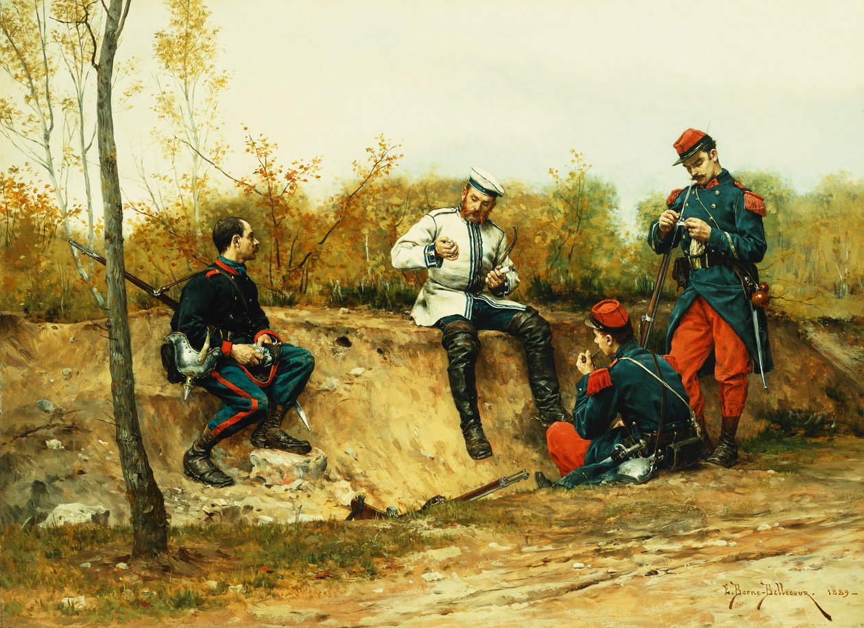 Więzień, 1889 autorstwa Etienne Prosper Berne Bellecour