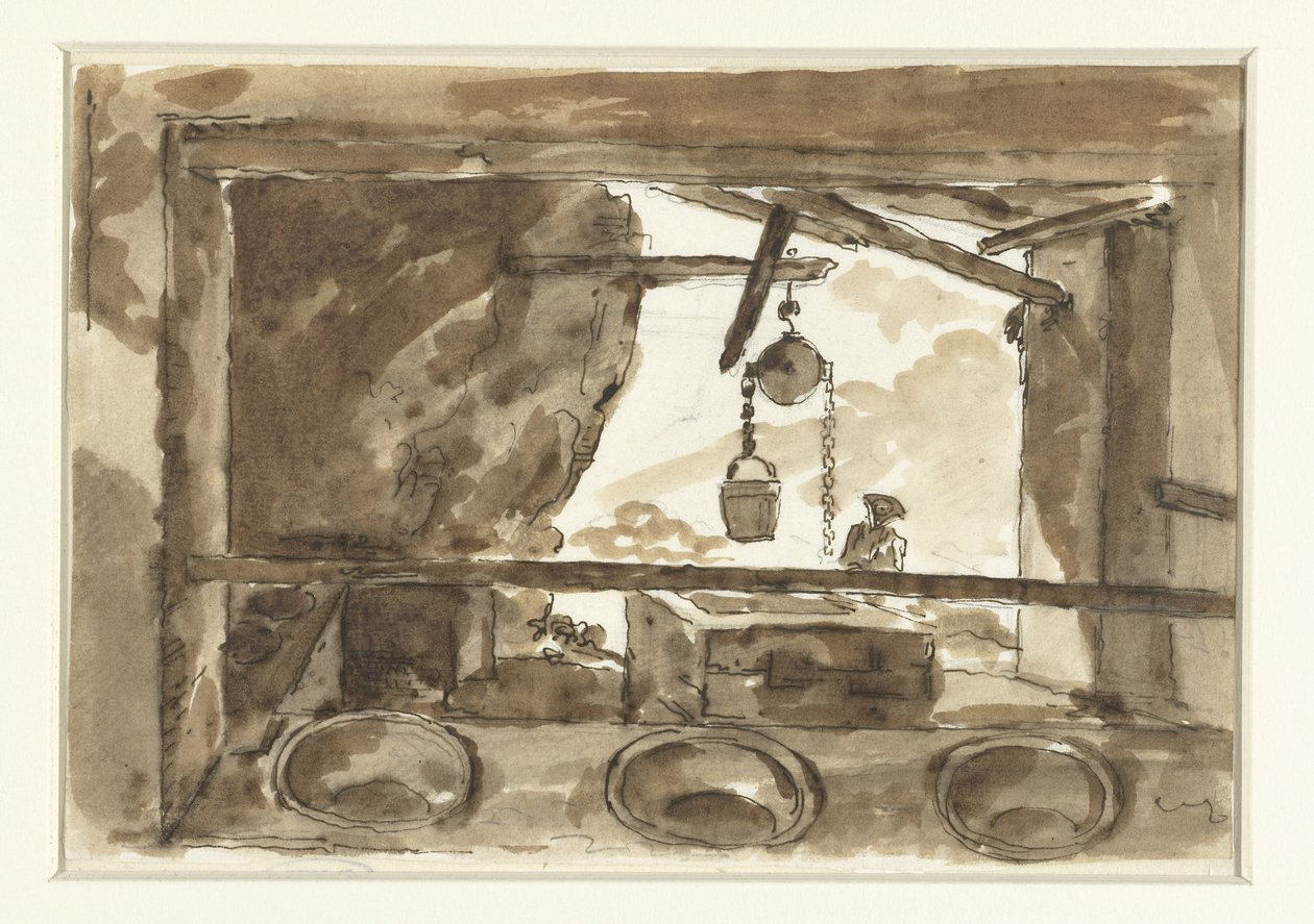 Zajazd na wsi autorstwa Etienne de Lavallee Poussin