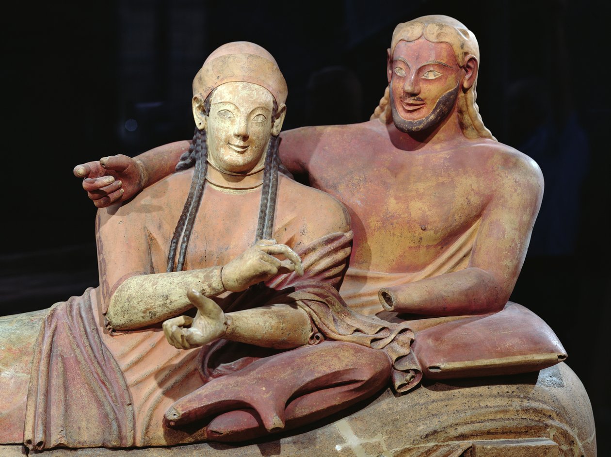 Sarkofag Małżonków, z Cerveteri autorstwa Etruscan