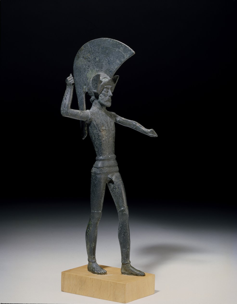 Wojownik, z Umbrii, Etrusków, V wiek pne (brąz) autorstwa Etruscan