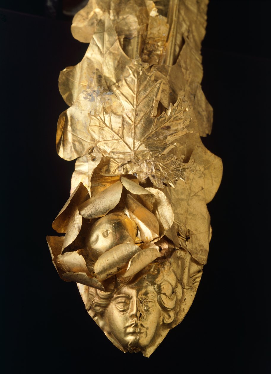Diadem (korona), ze Spiny (Emilia Romagna). Cywilizacja etruska, IV wiek p.n.e. autorstwa Etruscan