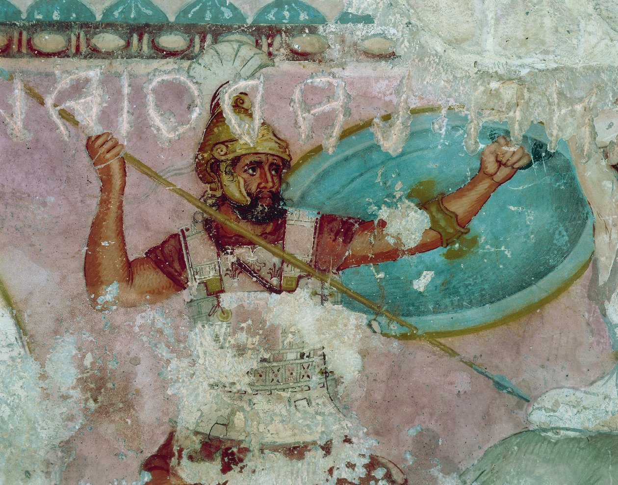 Cywilizacja etruska, Obraz sarkofagu Amazonek, z Tarquinia autorstwa Etruscan