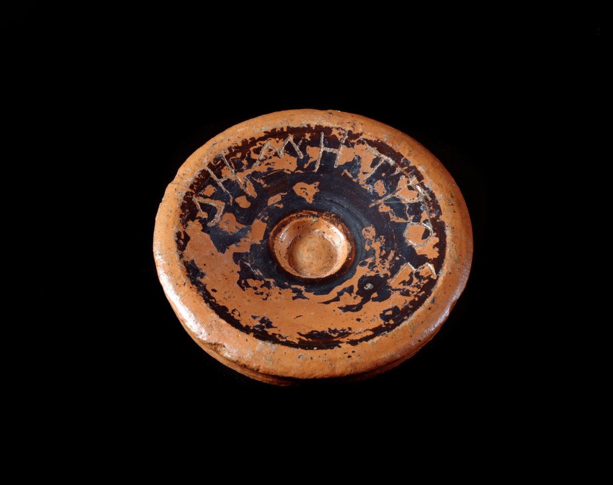 Cywilizacja etruska: fragment cięcia terakoty poświęcony bogini Demeter 550-530 pne - Z Gravisca, Włochy autorstwa Etruscan