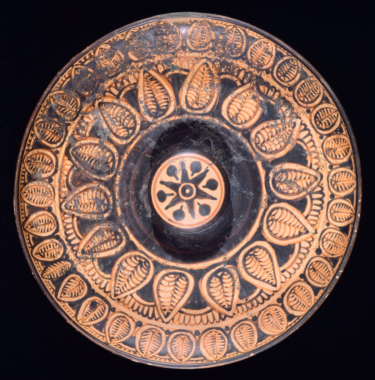 Patera. Ceramika czerwonofigurowa ze Spiny (Emilia Romagna). Cywilizacja etruska, IV wiek p.n.e. autorstwa Etruscan