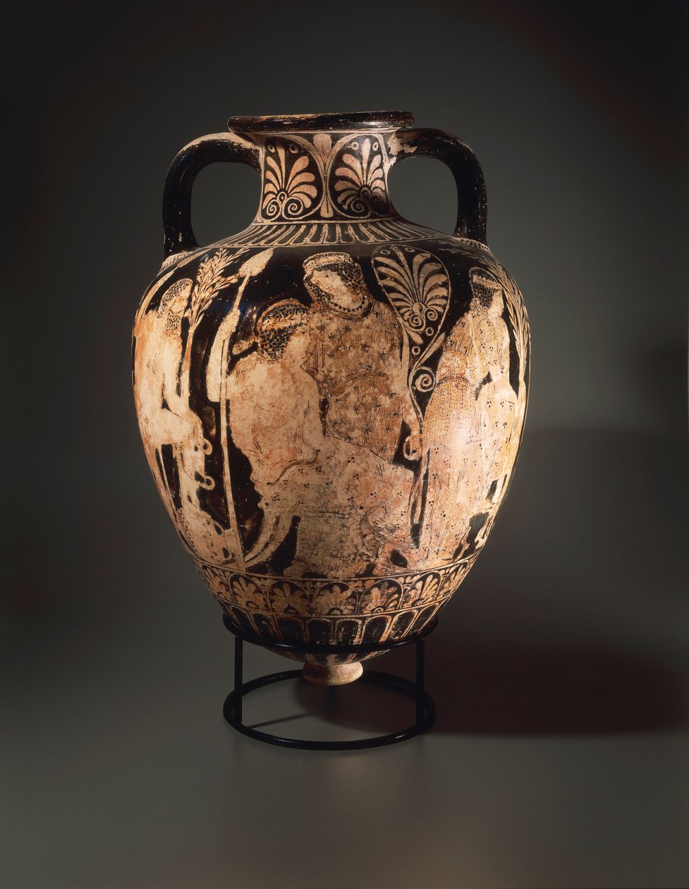 Ceramika czerwonofigurowa, spiczasta amfora autorstwa malarza z Perugii autorstwa Etruscan