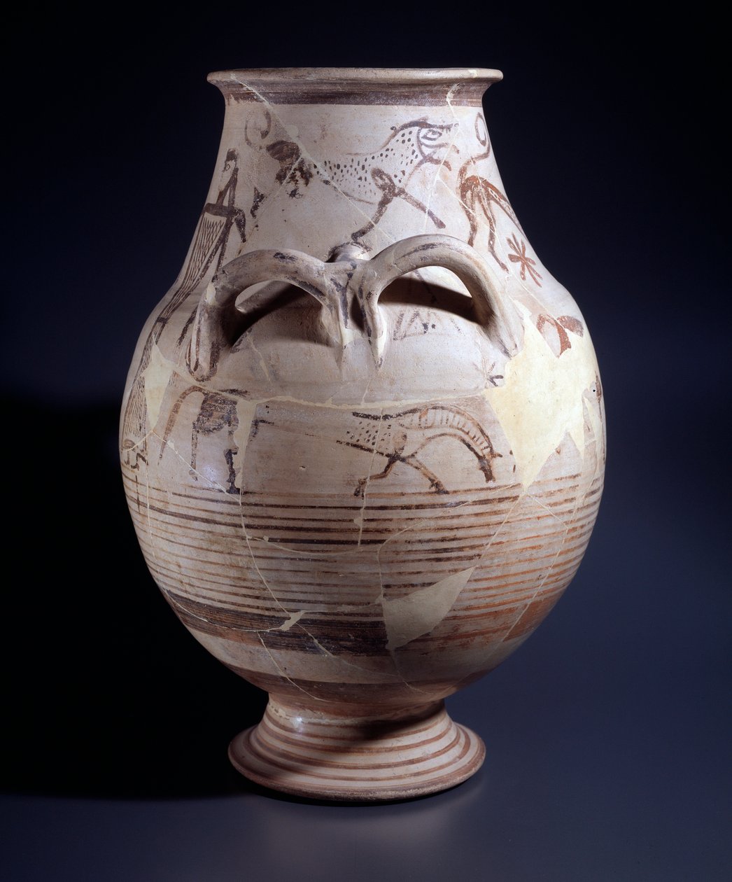 Krater z terakoty, 680-660 pne autorstwa Etruscan