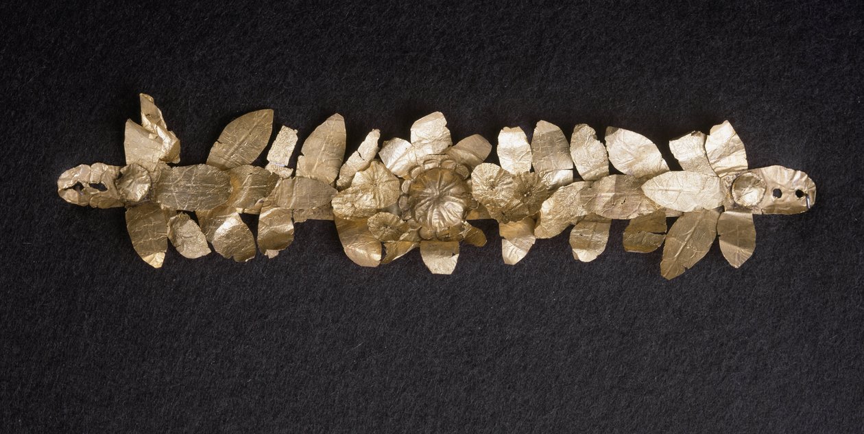 Złota korona, od 4 do 3 pne autorstwa Etruscan Etruscan