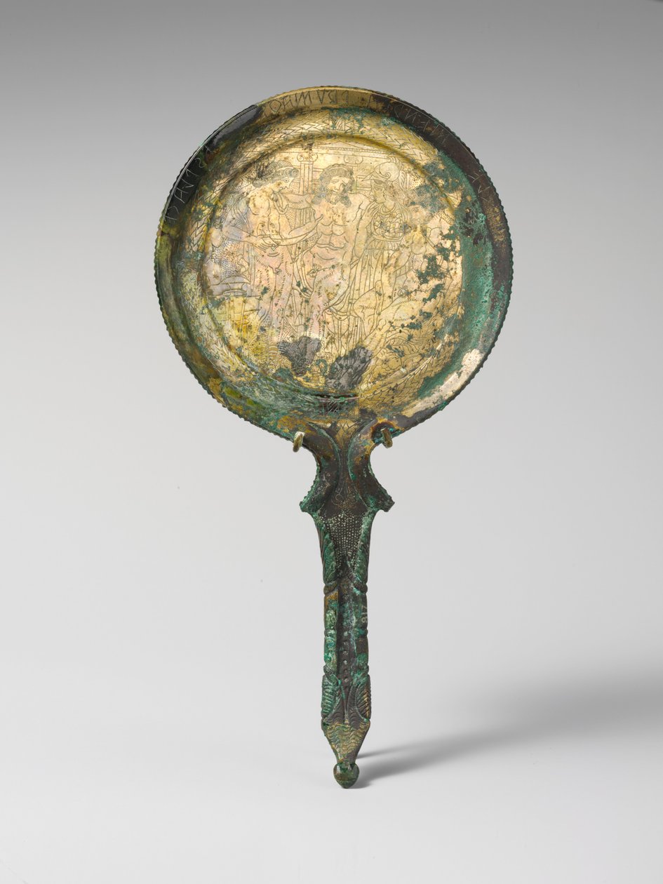Lustro, początek III w. p.n.e. (brąz) autorstwa Etruscan Etruscan