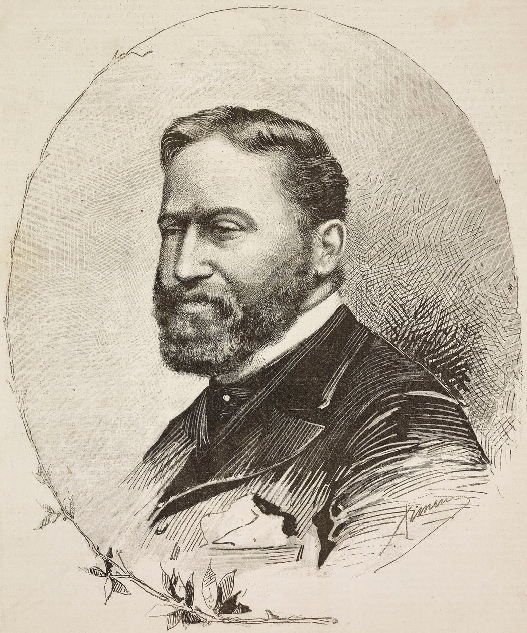 Portret Giuseppe De Nittis (1846-1884) autorstwa Ettore Ximenes