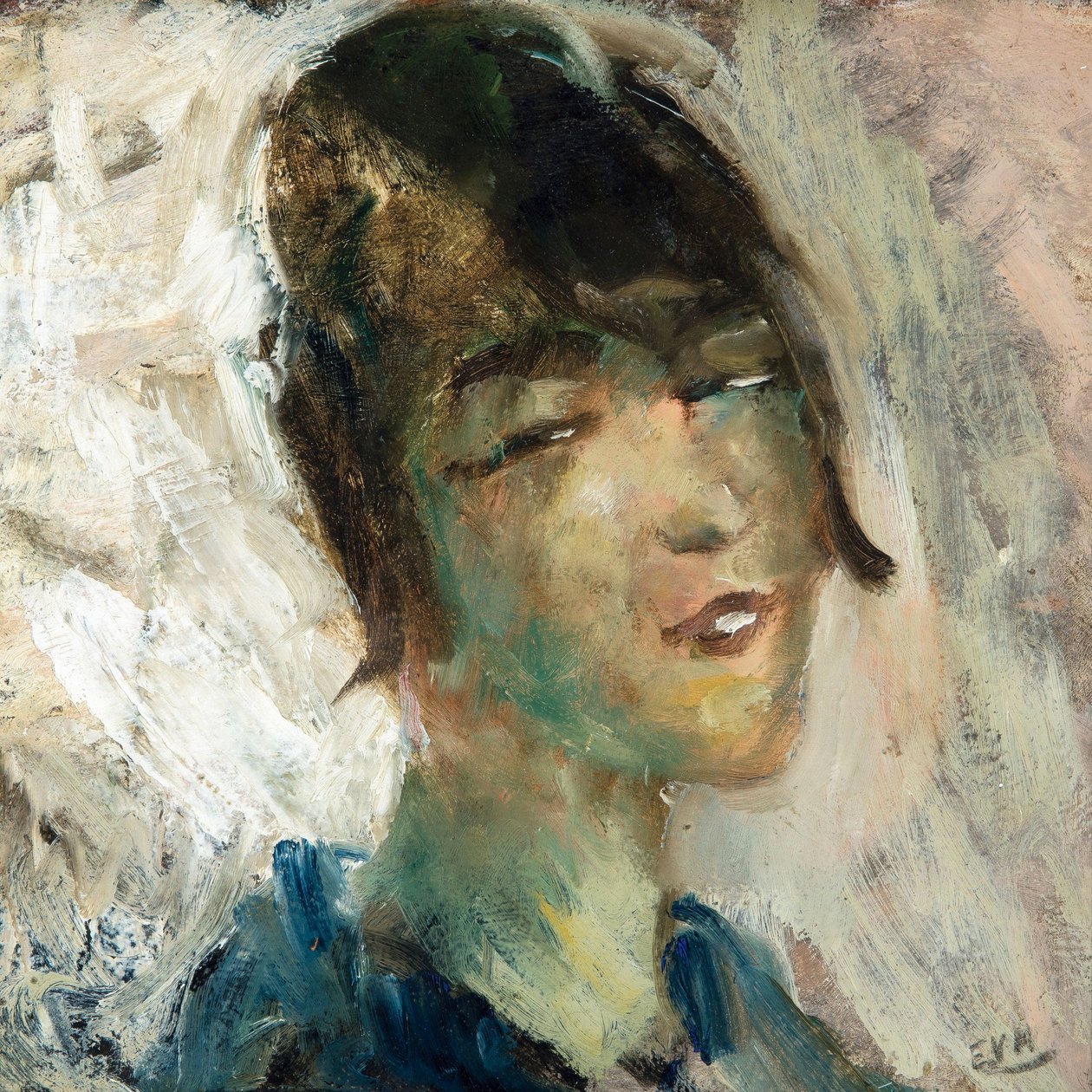 Portret kobiety autorstwa Eugeen van Mieghem