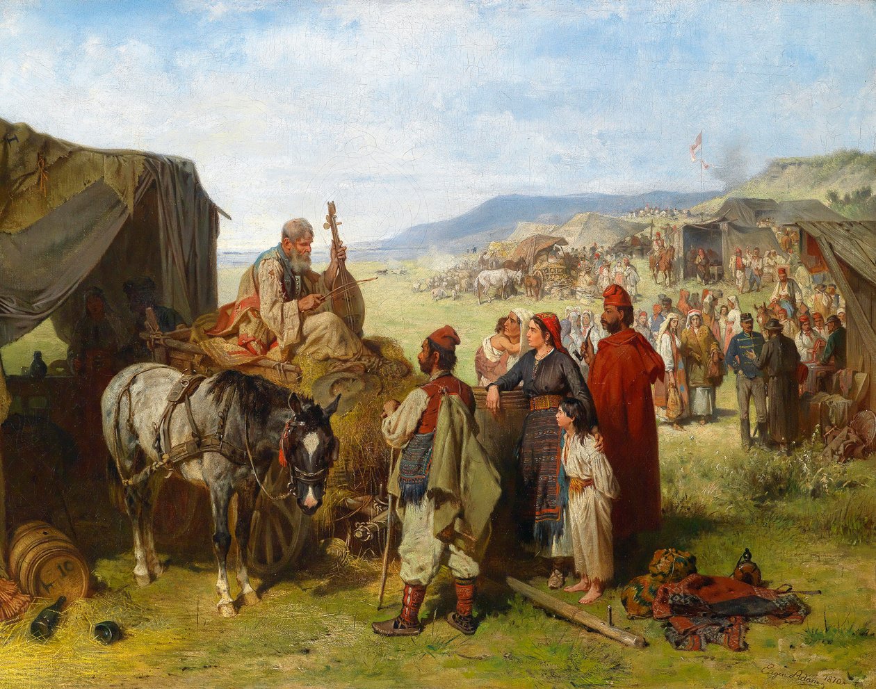 Obóz w Dalmacji autorstwa Eugen Adam