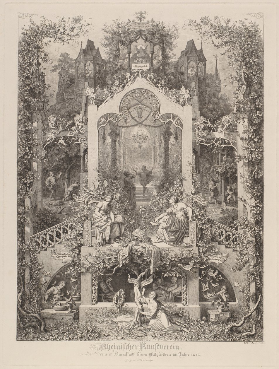 Kopciuszek (Kopciuszek) autorstwa Eugen Napoleon Neureuther