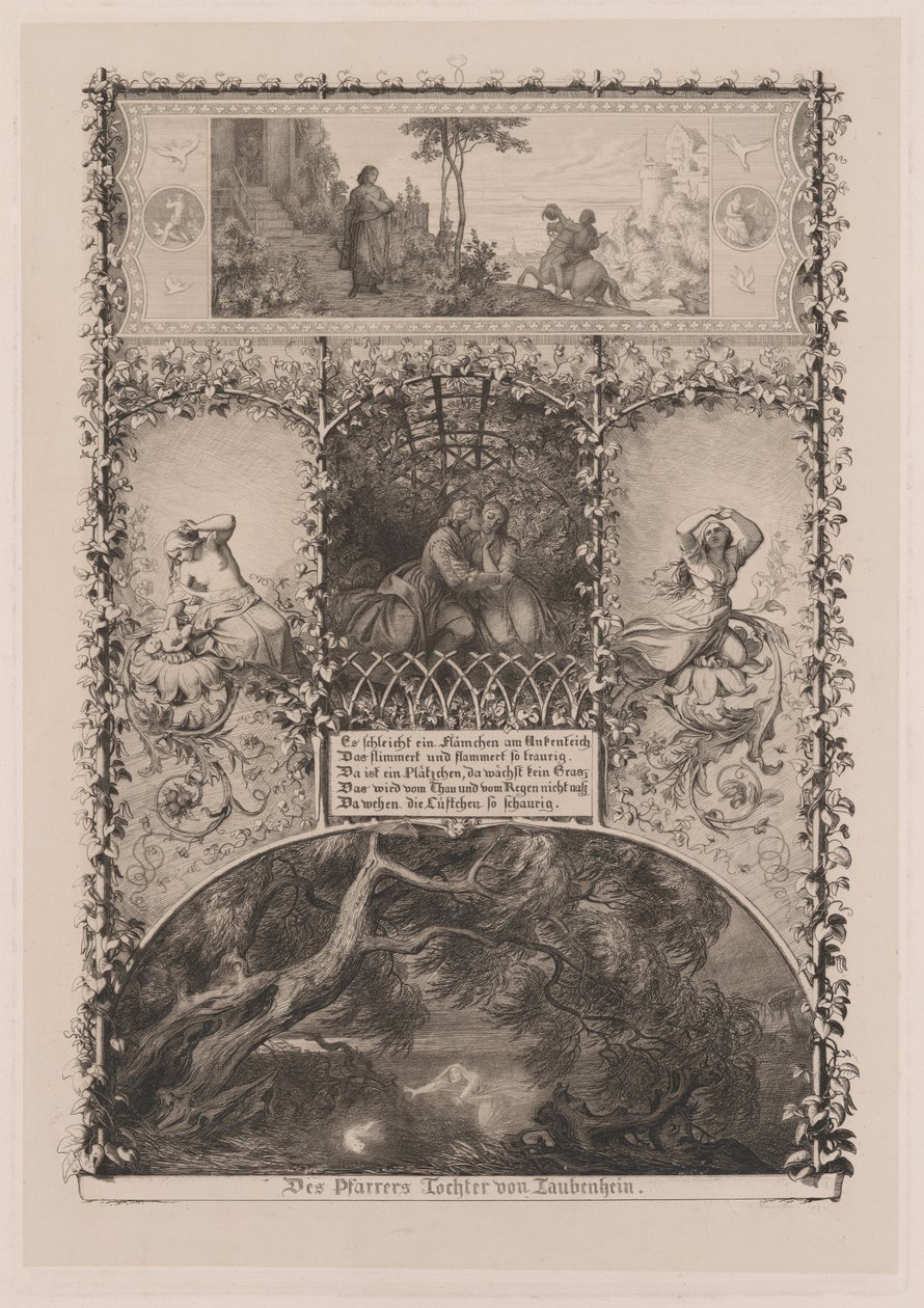 Córka Pastora z Taubenheim autorstwa Eugen Napoleon Neureuther
