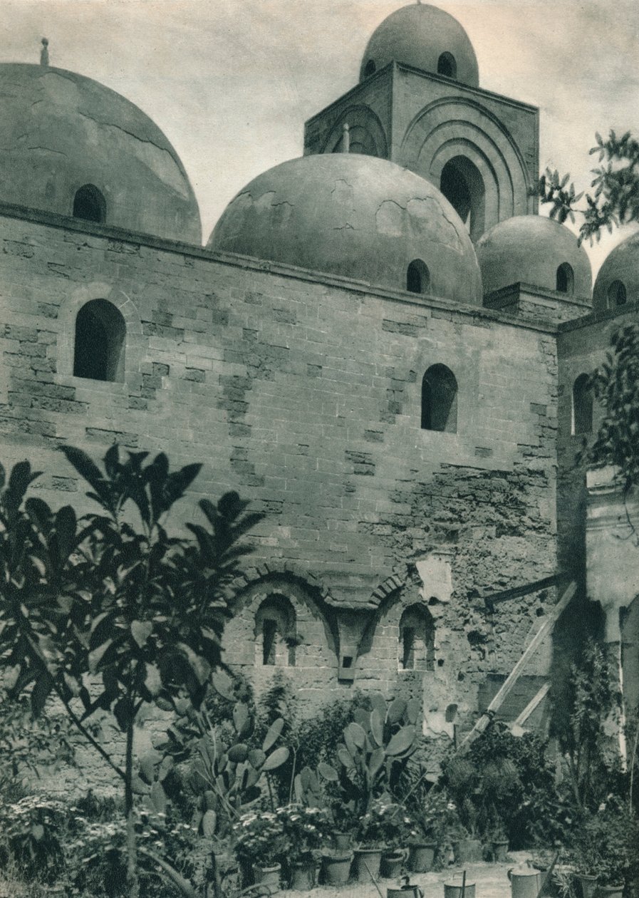 Kościół San Giovanni degli Eremiti, Palermo, Sycylia, Włochy, 1927. autorstwa Eugen Poppel