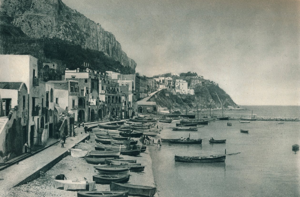 Marina Grande, Capri, Włochy, 1927 autorstwa Eugen Poppel