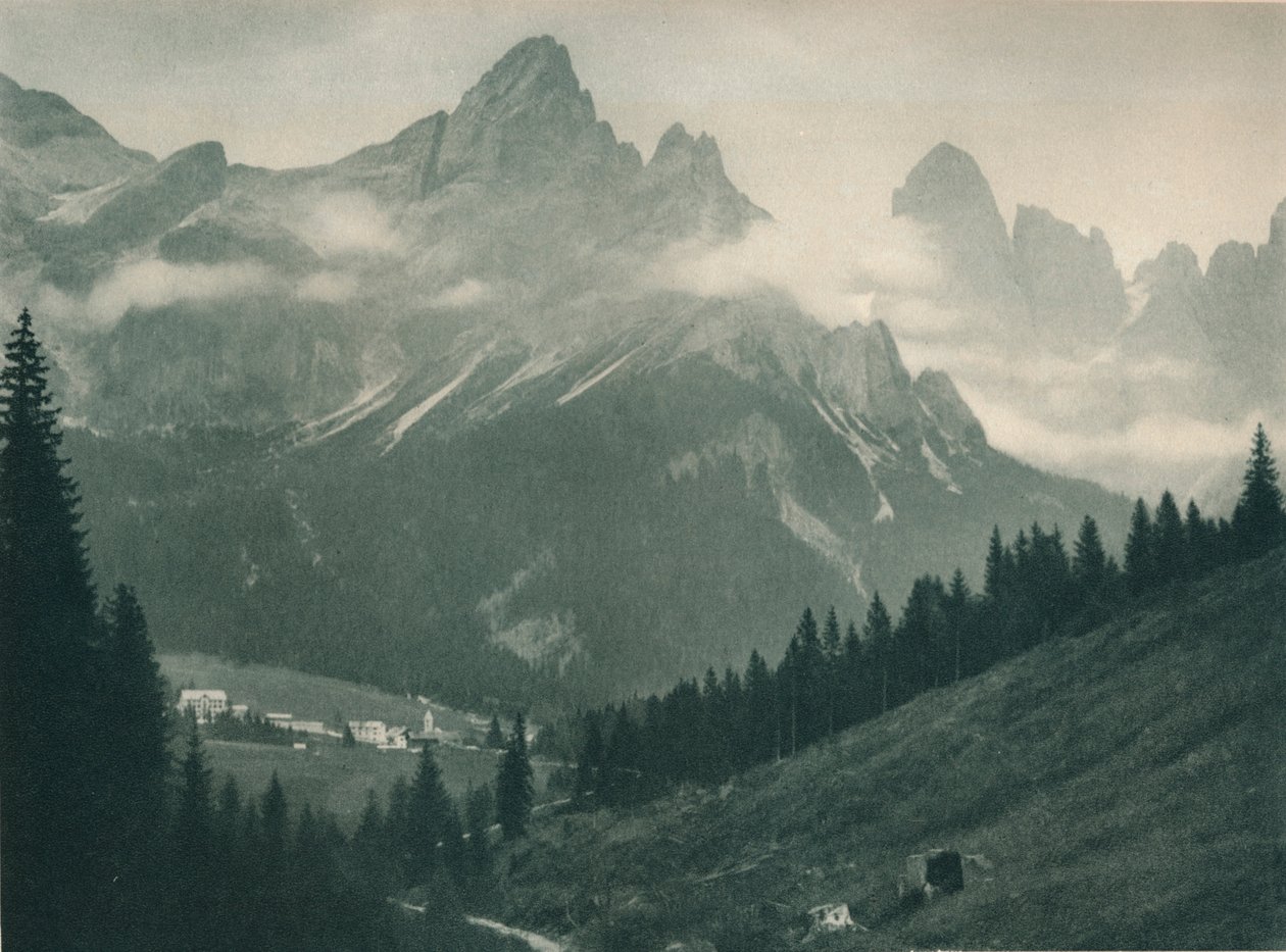 Pala Group, San Martino di Castrozza, Dolomity, Włochy, 1927 autorstwa Eugen Poppel