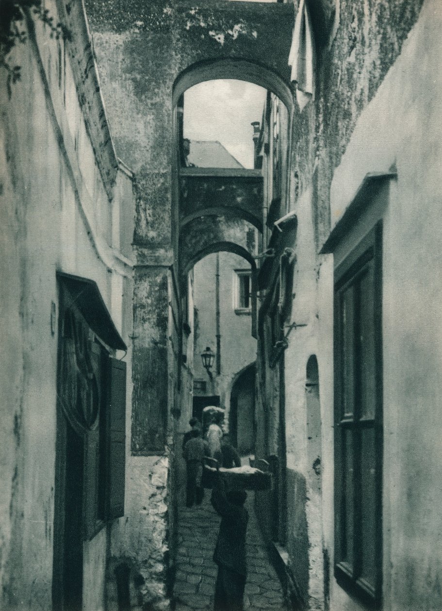 Ulica Capri, Włochy, 1927 autorstwa Eugen Poppel