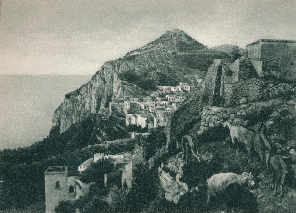 Widok na morze z Monte Solaro, Capri, Włochy, 1927 autorstwa Eugen Poppel