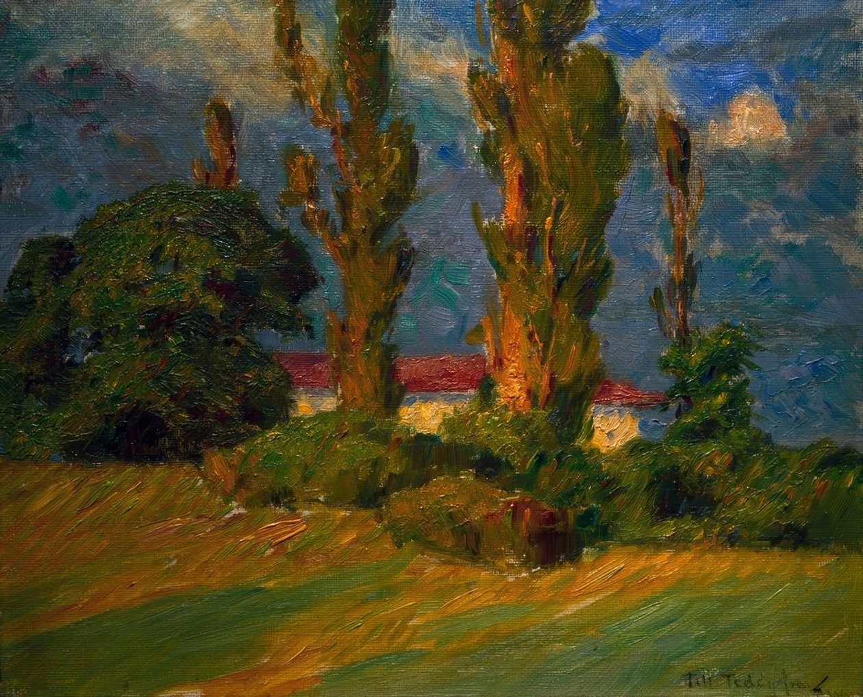 Ostatni promyk słońca, Sketch autorstwa Eugen Prinz von Schweden