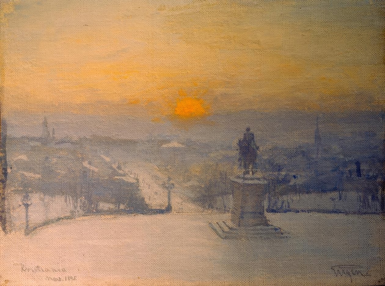 Wschód słońca, Kristiania autorstwa Eugen Prinz von Schweden