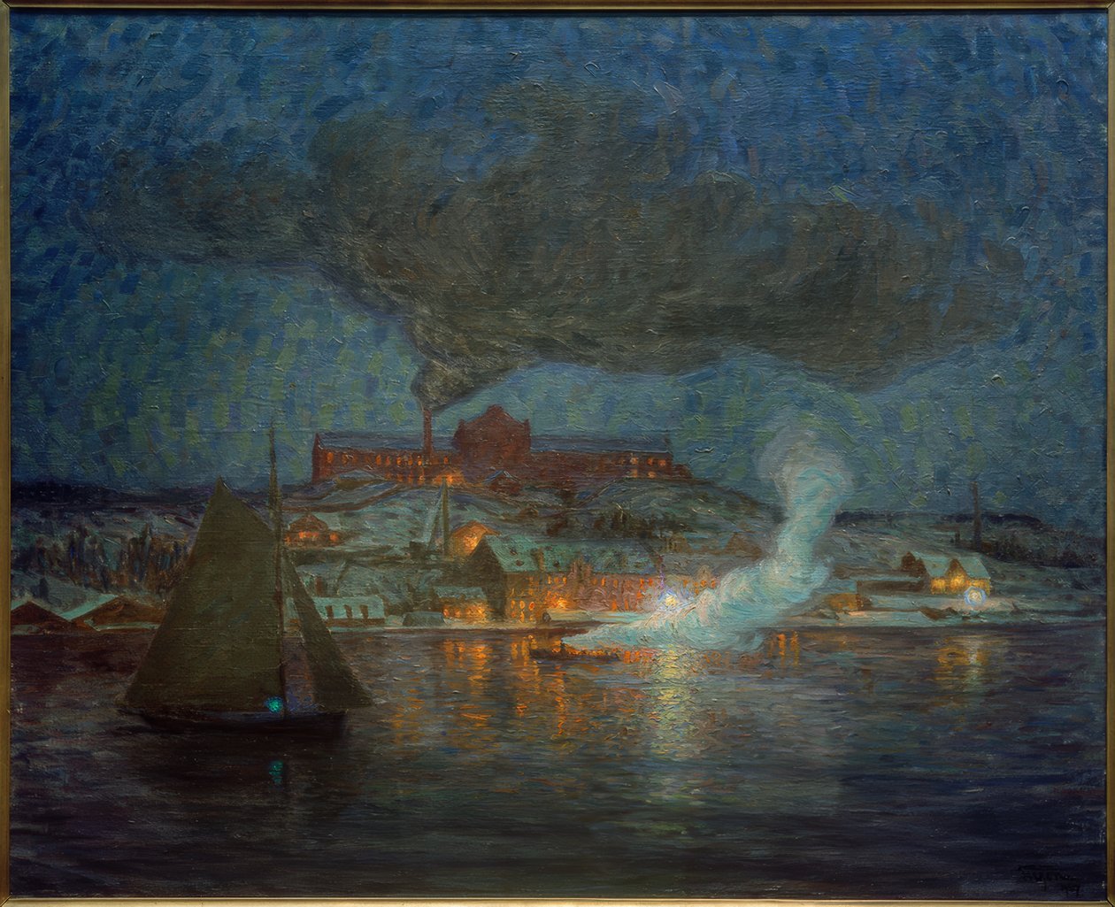 Ölfabrik w Rökar autorstwa Eugen Prinz von Schweden
