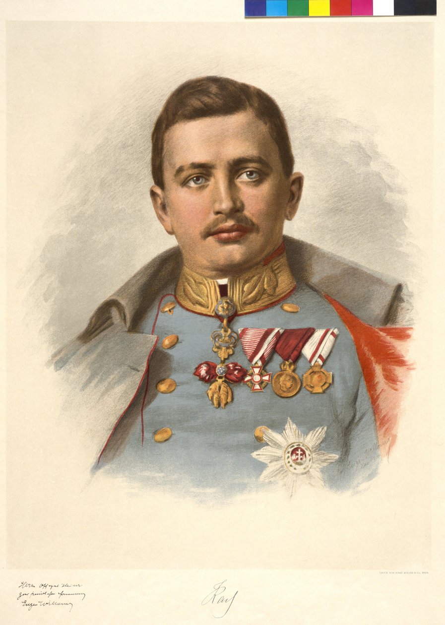 Cesarz Austrii Karol I autorstwa Eugen Willoner