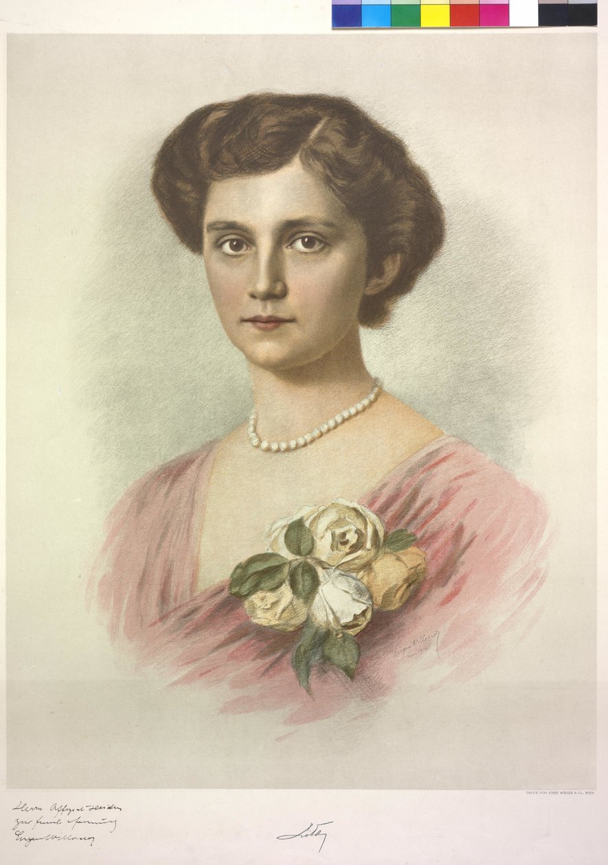 Cesarzowa Austrii Zita autorstwa Eugen Willoner